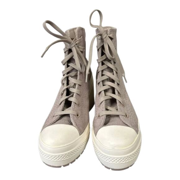 CONVERSE Chuck 70 De Luxe Heel Stone Gray Boots‎ Shoes NEW Men's Size 10.5 - Picture 3 of 13